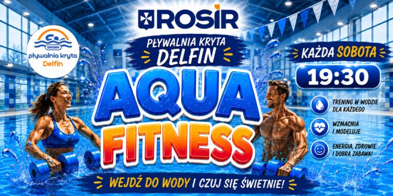 AQUA FITNESS W PŁYWALNI KRYTEJ DELFIN!